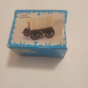 Covered Wagon Die Cast Metal Collectable Pencil Sharpener